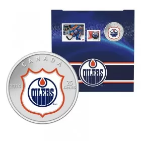 2014 Canadian 25-Cent Edmonton Oilers NHL® Coin & Stamp Gift Set