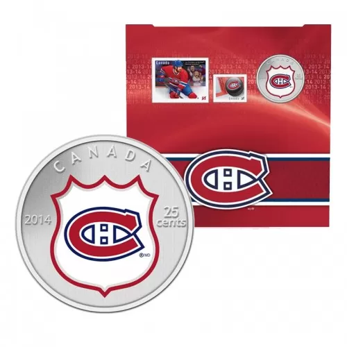 2014 Canadian 25-Cent Montreal Canadiens NHL® Coin & Stamp Gift Set