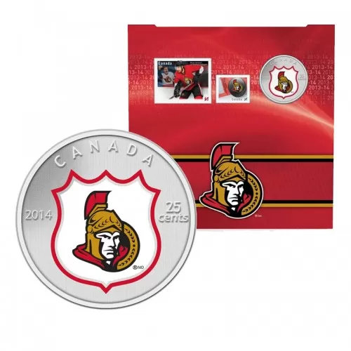 2014 Canadian 25-Cent Ottawa Senators NHL® Coin & Stamp Gift Set