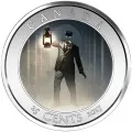 2015 Canadian 25-Cent Haunted Canada: Brakeman Coloured Lenticular Coin & Stamp Set