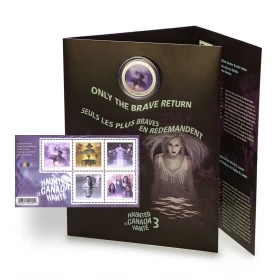 2016 Canadian 25-Cent Haunted Canada: Bell Island Coloured Lenticular Coin & Stamp Set