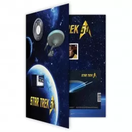 2016 Canadian 25-Cent Star Trek™ USS Enterprise Coloured Coin & Stamp Set 2016 Canadian 25-Cent Star Trek™ USS Enterprise Coloured Coin & Stamp Set