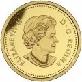 2017 Canadian 25-Cent Predator vs Prey Series: Inuit Arctic Fox - 0.5g Pure Gold Coin