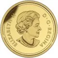 2017 Canadian 25-Cent Predator vs Prey Series: Traditional Arctic Hare - 0.5g Pure Gold Coin