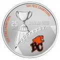 2012 Canadian 25-Cent BC Lions CFL® Coloured Coin & Stamp Set