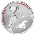2012 Canadian 25-Cent Calgary Stampeders CFL® Coloured Coin & Stamp Set