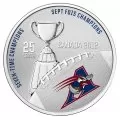 2012 Canadian 25-Cent Montréal Alouettes CFL® Coloured Coin & Stamp Set