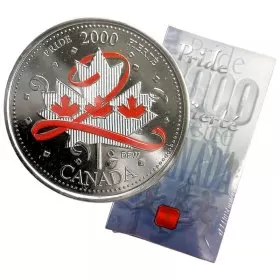 2000 Canadian 25-Cent Pride Millennium Coloured Quarter Coin (Special Edition)