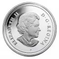 2004-P Canadian 25-Cent Canada Day Celebration Coloured Quarter Coin & Gift Card