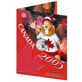 2005 Canada Day 25 Cent Coin Gift Card (Coloured)