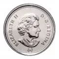 2008 Canada 25 Cent Coin - Canada Day (Coloured)