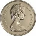 1978 Canadian 25-Cent Caribou, Small Denticles (Brilliant Uncirculated)