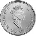 2000 Canadian 25-Cent Family/August Millennium Quarters Series Coin (Brilliant Uncirculated)