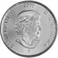 2006-P Canadian 25-Cent Pink Ribbon, Breast Cancer Awareness Quarter Coin (Brilliant Uncirculated) 