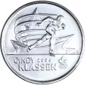 2009 Canadian 25-Cent Golden Moments: Cindy Klassen Non-Coloured Quarter Roll in Coin Tube (Brilliant Uncirculated)