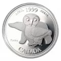 1999 Canadian 25-Cent April: Our Northern Heritage Millennium Quarter Proof Silver Coin