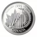 1999 Canadian 25-Cent December: This is Canada Millennium Quarter Proof Silver Coin