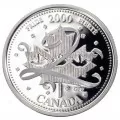 2000 Canadian 25-Cent Millennium Quarters Series Proof Silver 12-Coin Set