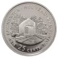 1992 (1867-) Canadian 25-Cent New Brunswick Confederation 125th Anniv/Provincial Quarter Proof Sterling Silver Coin