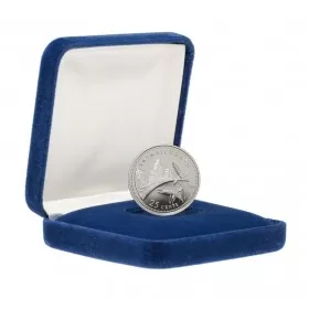 1992 (1867-) Canadian 25-Cent Saskatchewan Confederation 125th Anniv/Provincial Quarter Proof Sterling Silver Coin