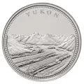 1992 (1867-) Canadian 25-Cent Yukon Confederation 125th Anniv/Provincial Quarter Proof Sterling Silver Coin