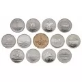 1992 (1867-) Canadian 13-Coin Confederation 125th Anniv/Provincial Quarters Proof Sterling Silver Set