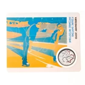 2008 Canada 25 Cent Vancouver 2010 Olympic Sports Card - Figure Skating