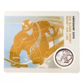 2009 Canada 25 Cents Vancouver 2010 Olympic Sports Card - Ice Sledge Hockey
