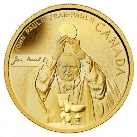 2014 Canadian $25 Pope John Paul II - Pure Gold Coin