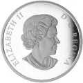 2016 Canadian $25 Piedfort, The Coat of Arms of Canada - 1 oz Fine Silver Coin