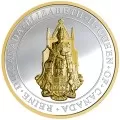 2017 Canadian $25 The Great Seal of Canada - 1 oz Fine Silver & Gold-plated Coin