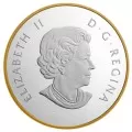 2017 Canadian $25 Timeless Icons - 1 oz Fine Silver & Gold-plated Coin