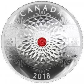 2018 Canadian $25 Classic Holiday Ornament - Fine Silver Coin