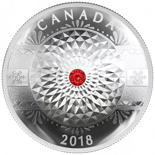 2018 Canadian $25 Classic Holiday Ornament - Fine Silver Coin