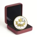 2018 Canadian $25 Timeless Icons: Caribou - 1 oz Fine Silver & Gold-plated Coin