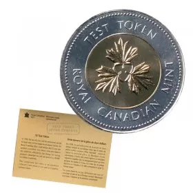 1996 Canadian $2 Certified Test Token Toonie-coin in capsule only