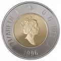 1996 Canadian $2 Canada's New Uncirculated Toonie Coin in Presentation Card