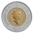1999 Canadian $2 Nunavut Commemorative Proof Gold Coin 