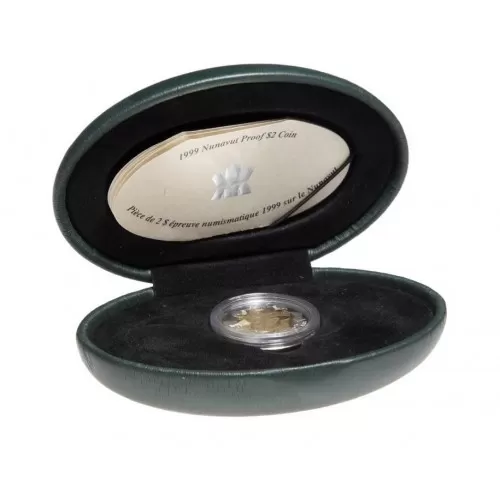 1999 Canadian $2 Nunavut Commemorative Proof Sterling Silver Coin-coin in capsule & COA only