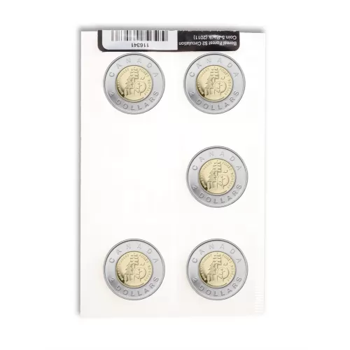 2011 Canadian $2 Legendary Nature: Boreal Forest 5-Coin Circulation Pack