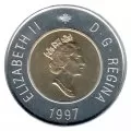 1997 Canadian $2 Polar Bear Toonie Proof-like (PL) Coin 