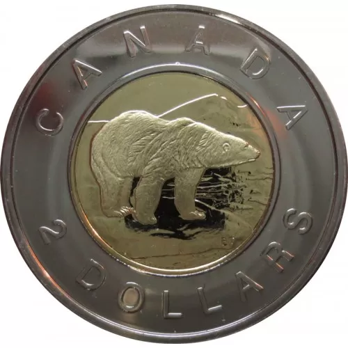 2005 Canadian $2 Polar Bear Toonie Coin (Brilliant Uncirculated)