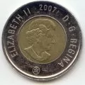 2007 Canadian $2 Polar Bear Toonie Original Mint Coin Roll