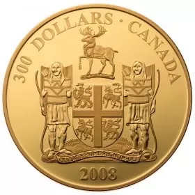 2008 Canada $300 Provincial Coat of Arms/Newfoundland and Labrador 14-karat Gold Coin