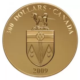 2009 Canada $300 Provincial Coat of Arms/Yukon Territory 14-karat Gold Coin
