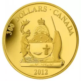 2012 Canada $300 Provincial Coat of Arms/Nunavut 14-karat Gold Coin