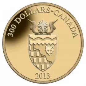 2013 Canada $300 Provincial Coat of Arms/Northwest Territories 14-karat Gold Coin