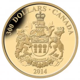 2014 Canada $300 Provincial Coat of Arms/Saskatchewan 14-karat Gold Coin