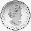 2017 Canadian $30 Animals in the Moonlight: Orcas 2 oz Fine Silver Coloured Coin (Glow-in-the-Dark)