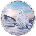 2018 Canadian $30 Arctic Animals and Northern Lights: Snowy Owl - 2 oz Fine Silver Coin (Glow-in-the-Dark)